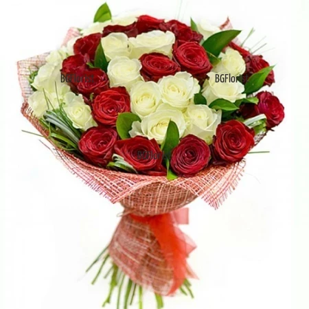 Online order of bouquets of roses with delivery to Sofia