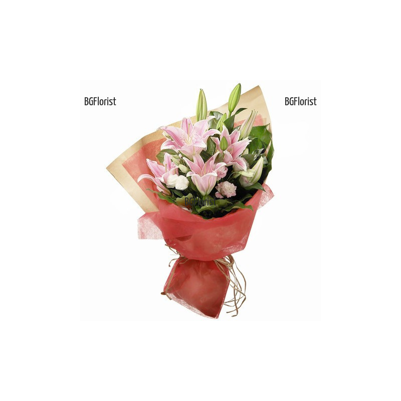 Order and delivery of bouquet of lilies to Sofia