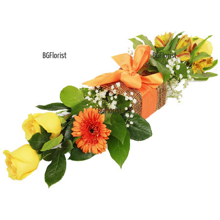 Send Modern arrangement of flowers toSofia