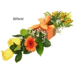 Send Modern arrangement of flowers toSofia