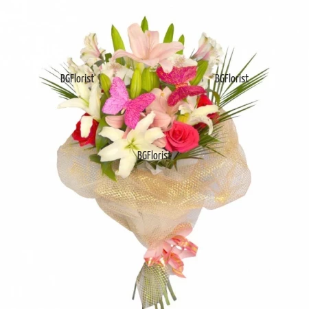 Send bouquet of flowers by courier to Plovdiv