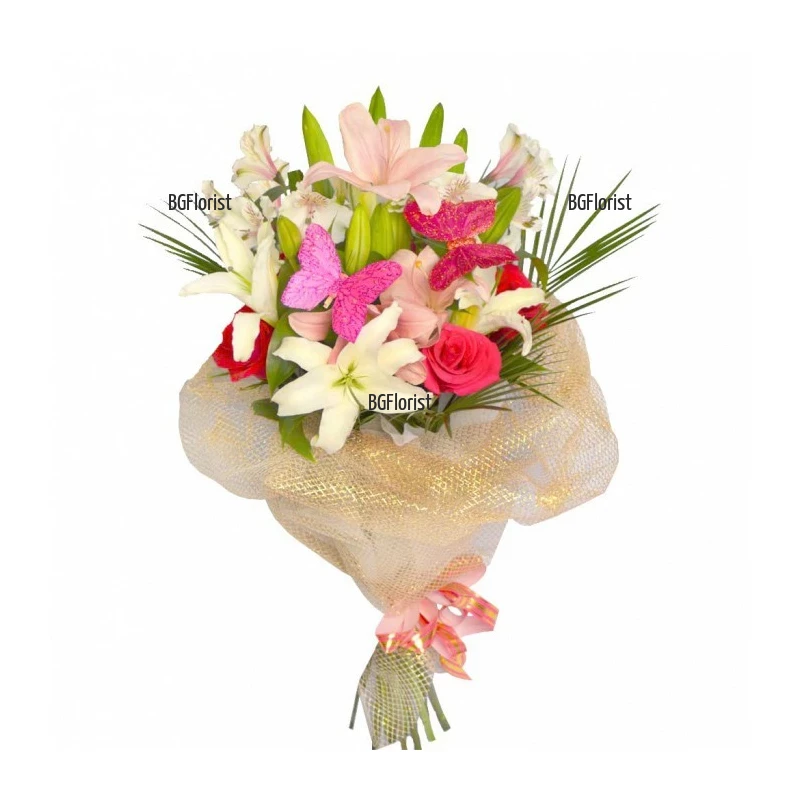 Send bouquet of flowers by courier to Plovdiv