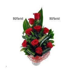 Send Modern bouquet of red roses to Sofia