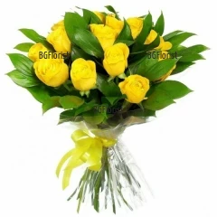 Send a bouquet of yellow roses to Sofia.