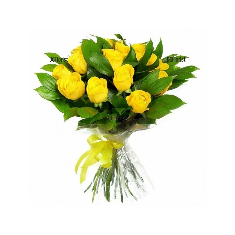 Send a bouquet of yellow roses to Sofia.