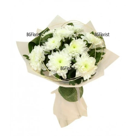 Send bouquet of chrysanthemums Art to Sofia