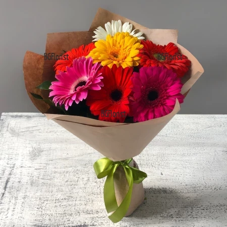 Send bouquet of gerberas by courier to Plovdiv.