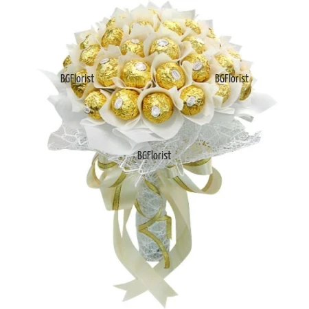 Send bouquet of luxury chocolates
