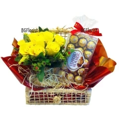 Send а  basket with roses and gifts to Sofia