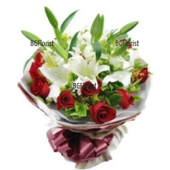 Send bouquet of flowers by courier to Burgas