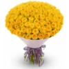Bouquet of 101 yellow roses
