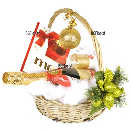 Send a gift basket for the holiday season.