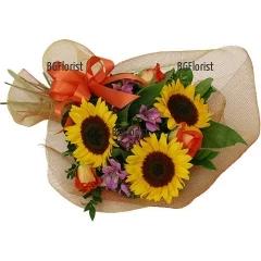 Send a bouquet - Sunflowers and flowers to Sofia