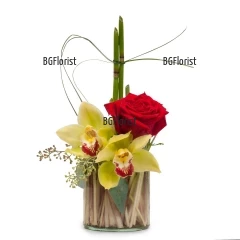 Flower arrangement Oriental romance