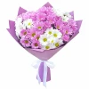 An online order and a delivery of a bouquet of chrysanthemums - Arizona.