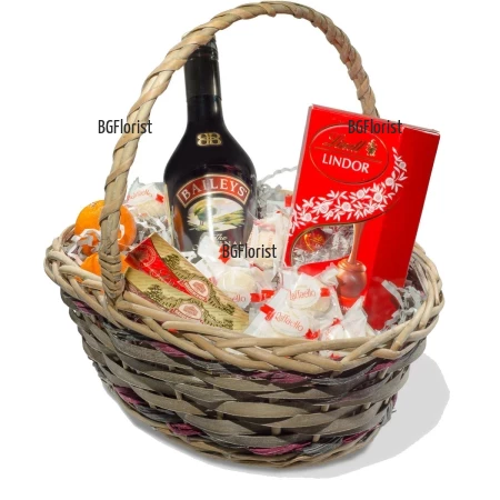 Send gift basket by courier