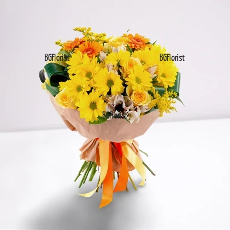 Well of Happiness - a Bouquet of Various Flowers
