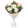 Send white roses bouquet to Bulgaria