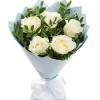 Send white roses bouquet to Bulgaria