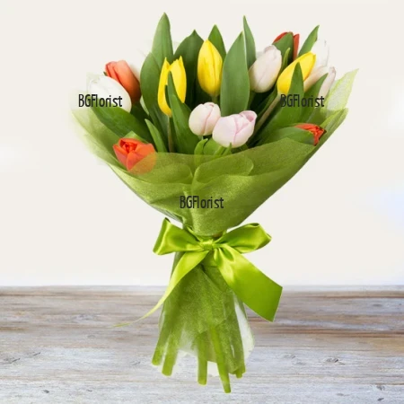 Send to Bulgaria tulips with local florist