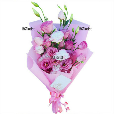 Order a bouquet of lisianthus
