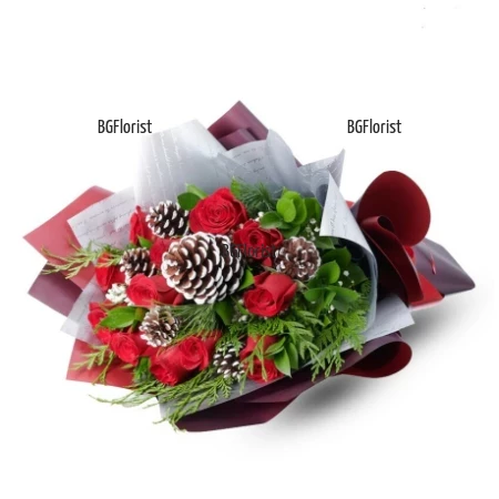 Send to Bulgaria christmas bouquet