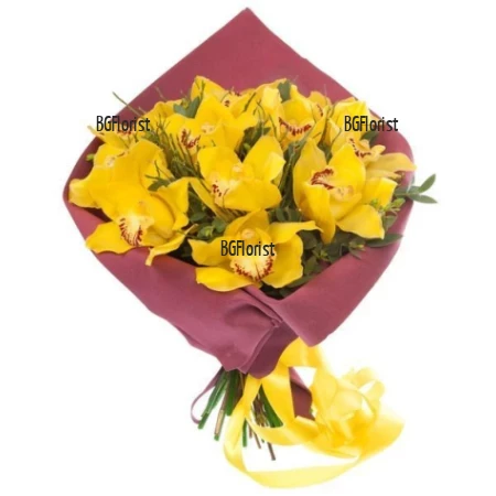 Send bouquet of orchids to Bulgaria