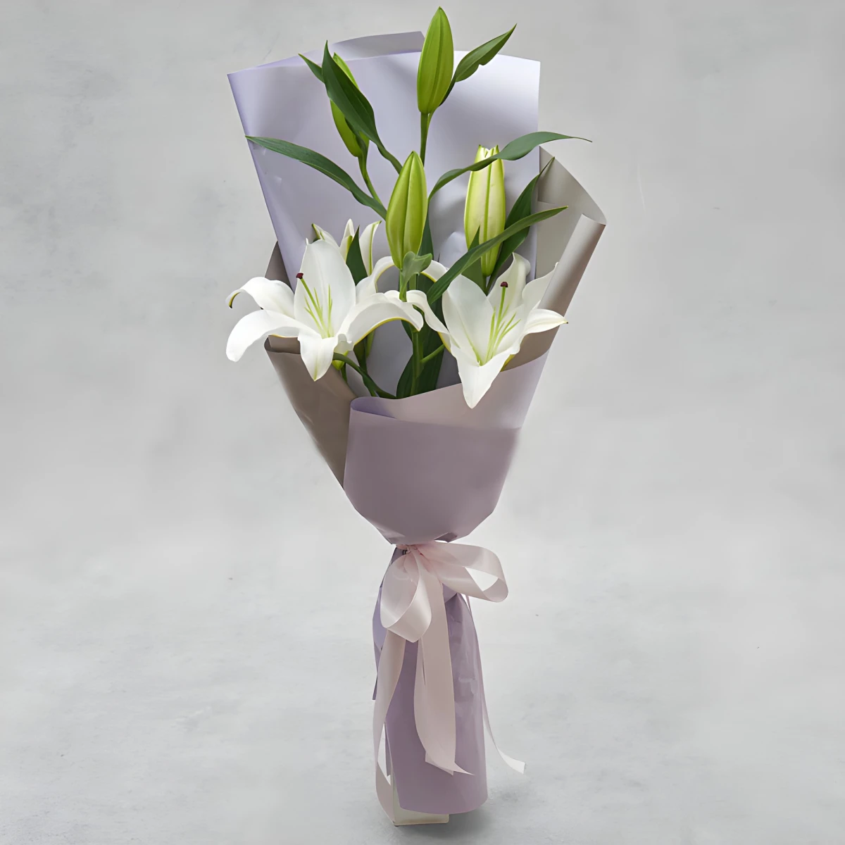 Send bouquet of white lily to Sofia