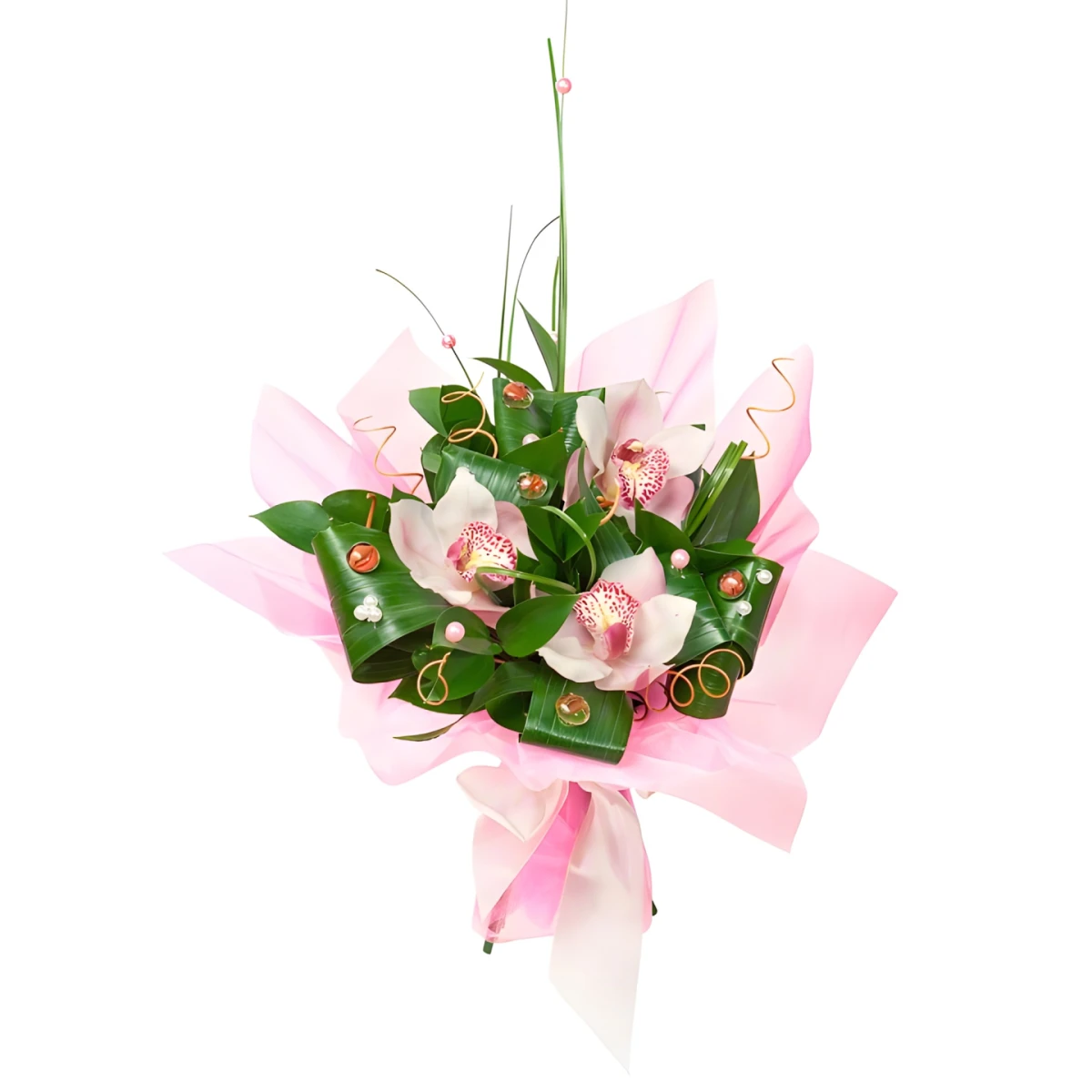 Send bouquet of orchids by courier to Sofia.