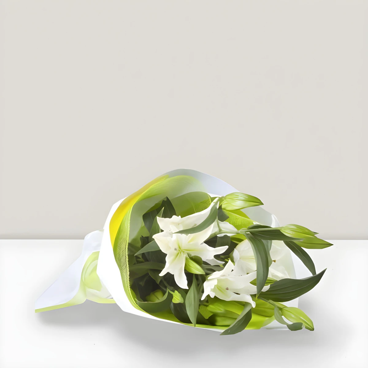 Send bouquet of white lilies to Plovdiv