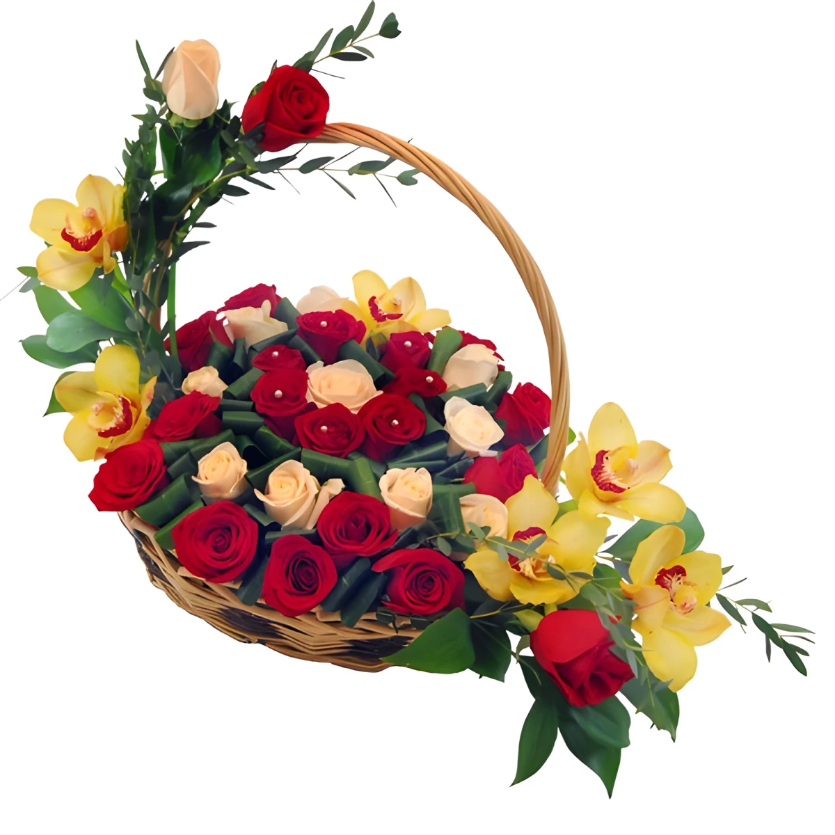 Send stylish flower basket to Sofia