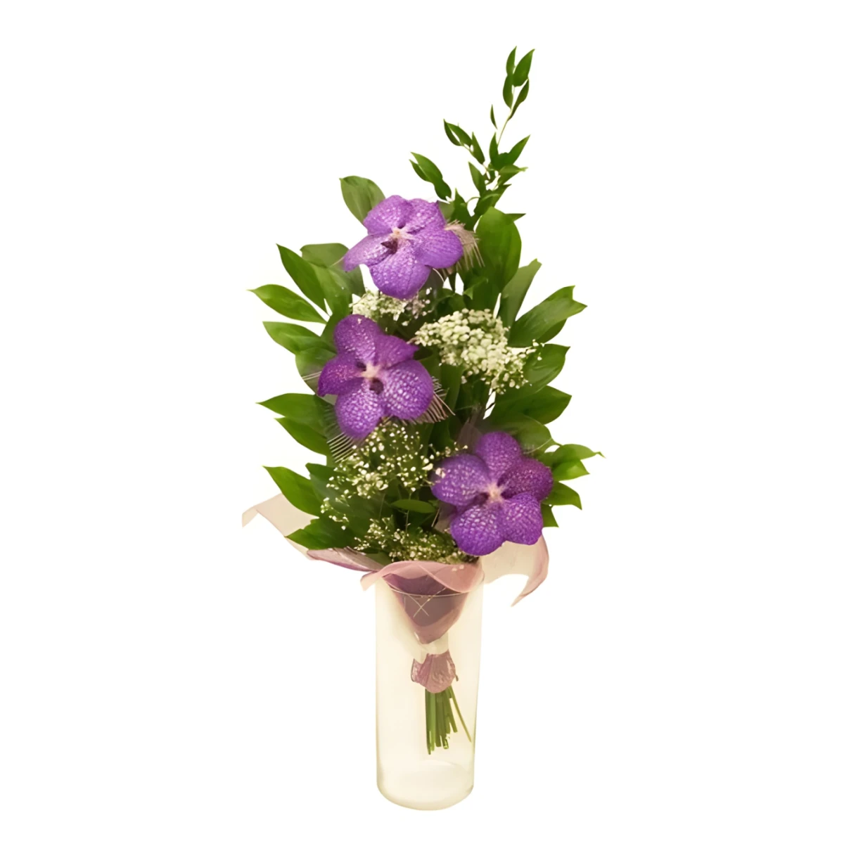 Send bouquet of Vanda orchids
