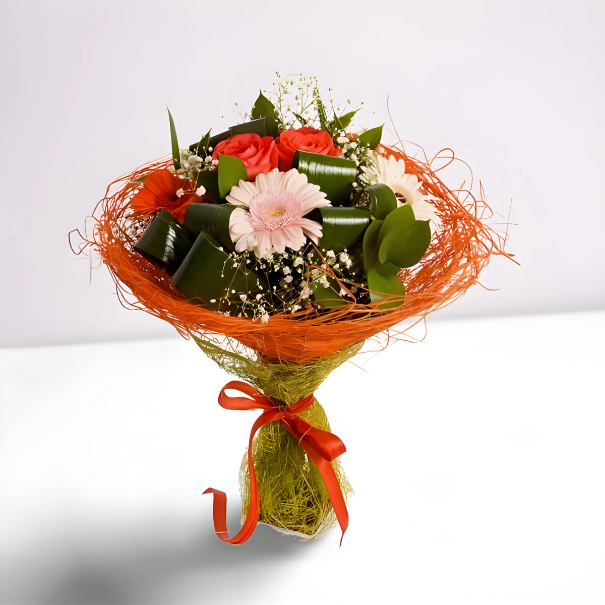 Send modern bouquet of gerberas to Sofia