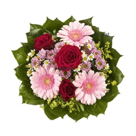 Send bouquet of flowers and greenery to Sofia
