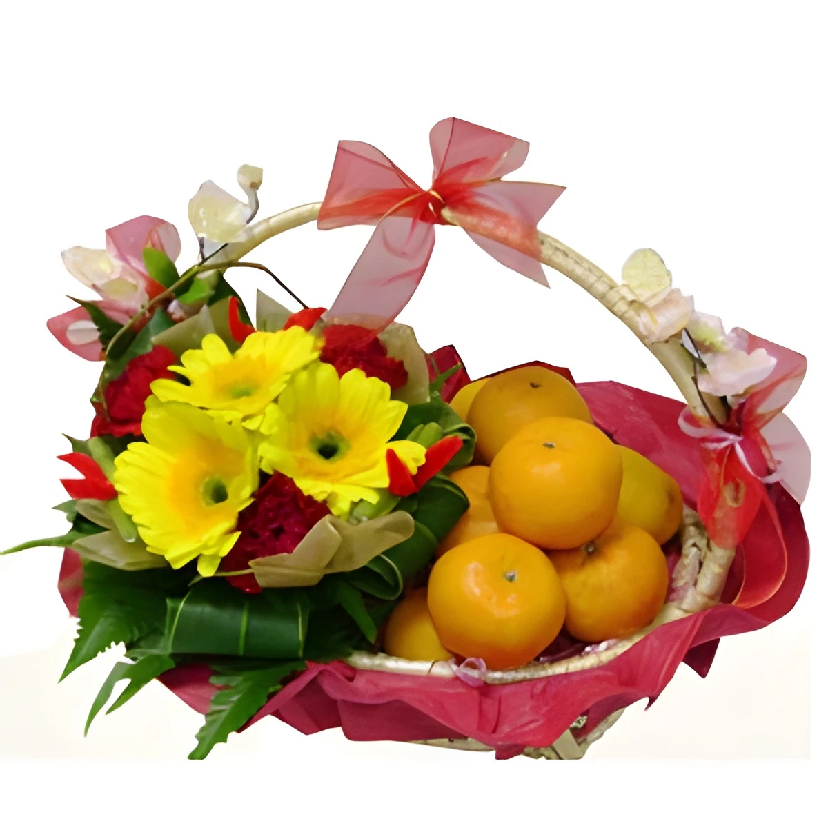 Send a basket with flowers and fruits to Sofia