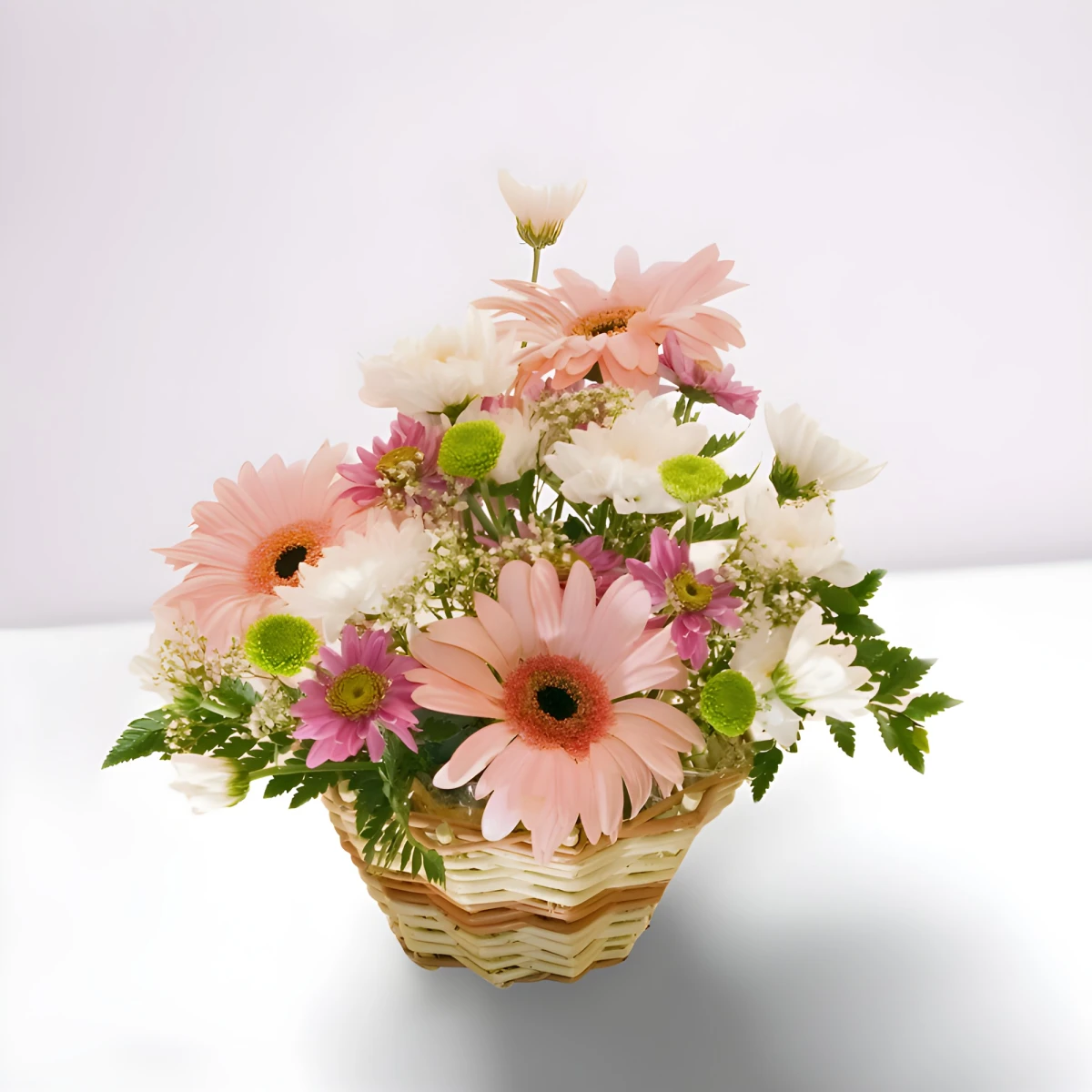 Send basket with autumn flowers to Sofia
