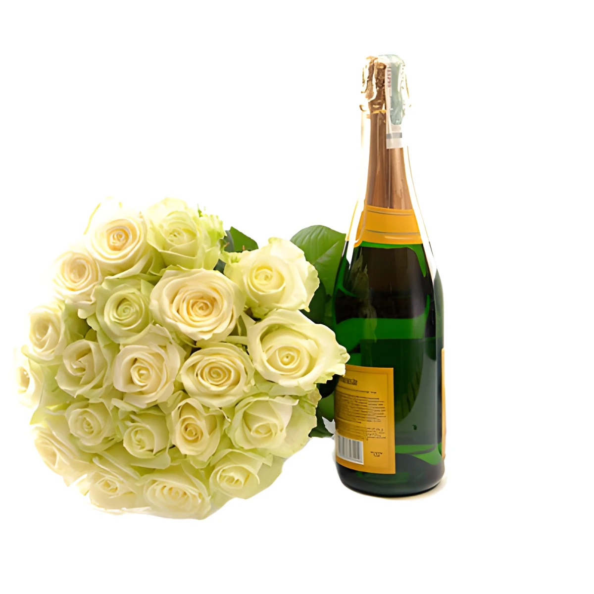 Send luxury set -  flowers and gifts by courier
