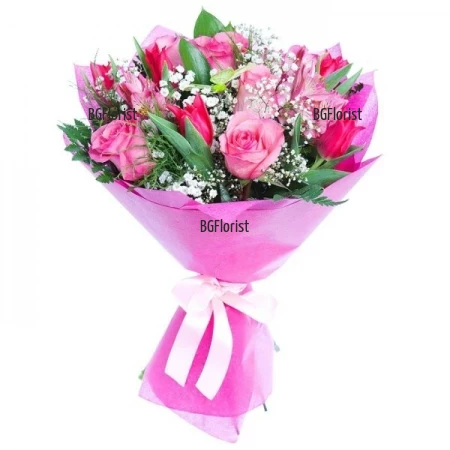 Send bouquet of roses and tulips to Sofia