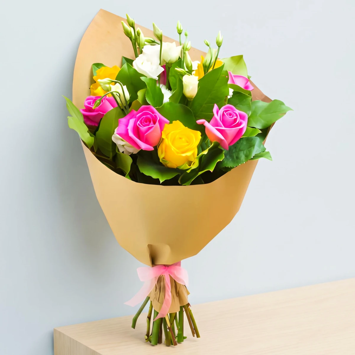 Order the Freshness Bouquet Online – Roses & Lisianthus