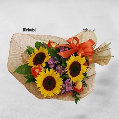 Send a bouquet - Sunflowers and flowers to Sofia