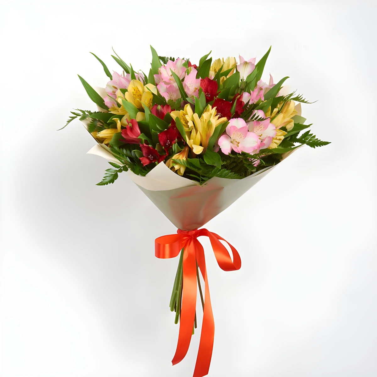 Sunshine - a bouquet of alstroemerias