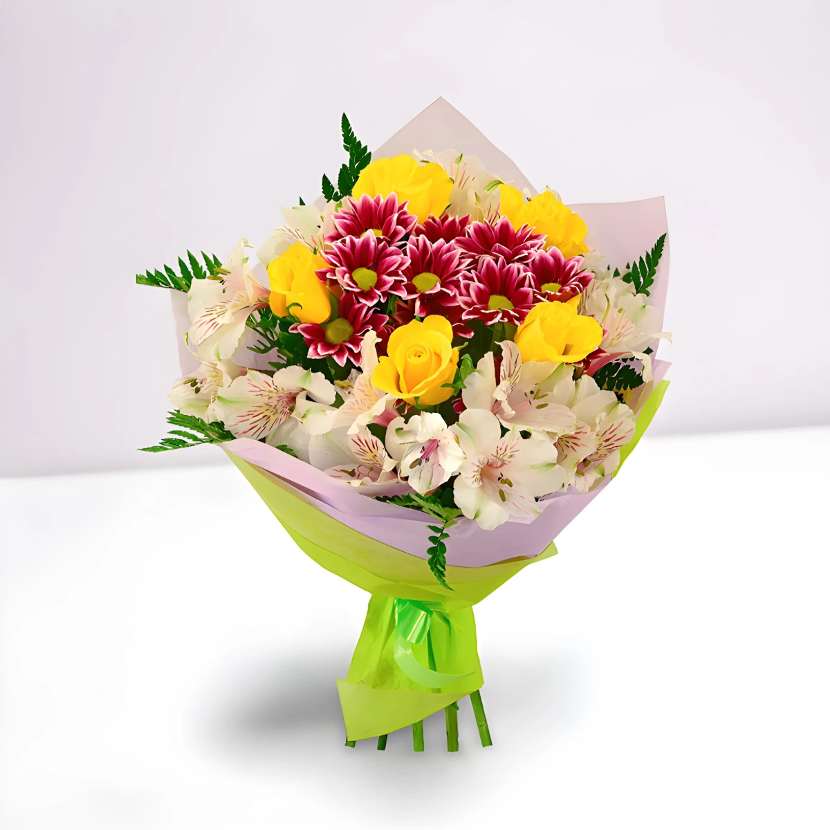 Spain - Bouquet of Alstroemeriaas and Roses