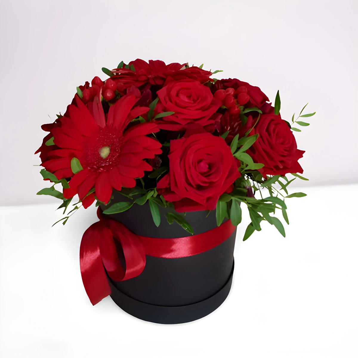 Romantic gift - a box with flowers Dream