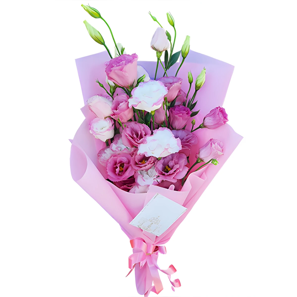 Order a bouquet of lisianthus