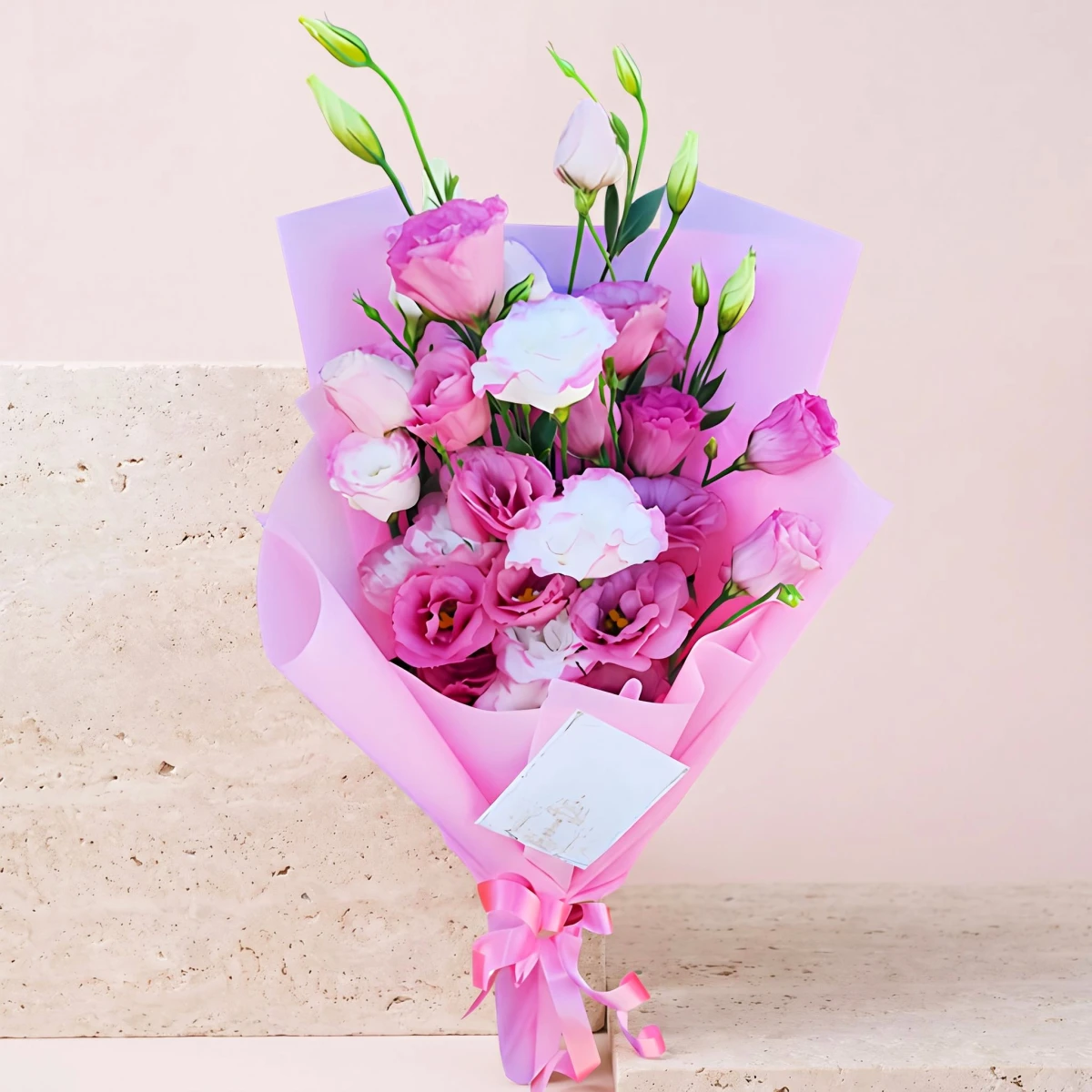 Order a bouquet of lisianthus