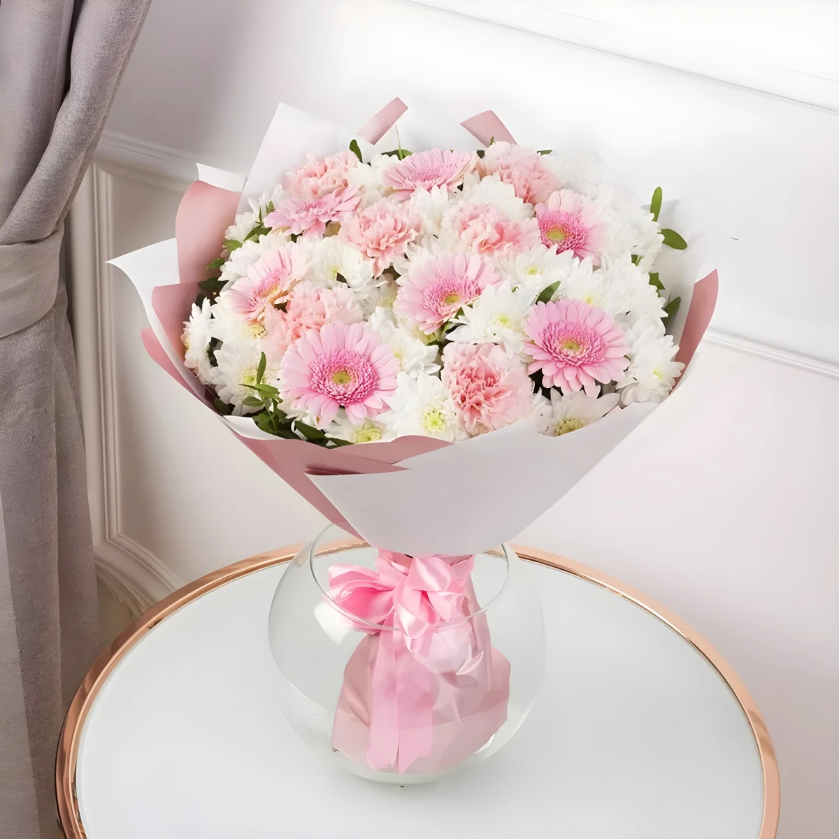 Bouquet of Gerberas and Chrysanthemums - Same Day Delivery