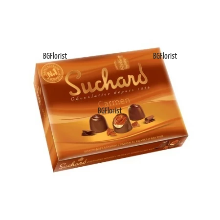 An order for Suchard Carmen chocolates 121 g